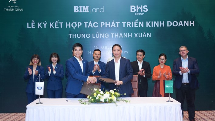 BIM Land bắt tay BHS Group phát triển kinh doanh Thung Lũng Thanh Xuân