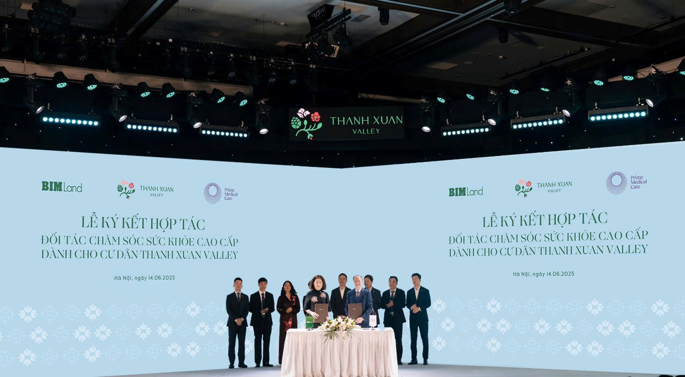 Thanh Xuan Valley hợp tác với Prime Medical Care hoàn thiện hệ sinh thái sống khỏe giữa thung lũng xanh