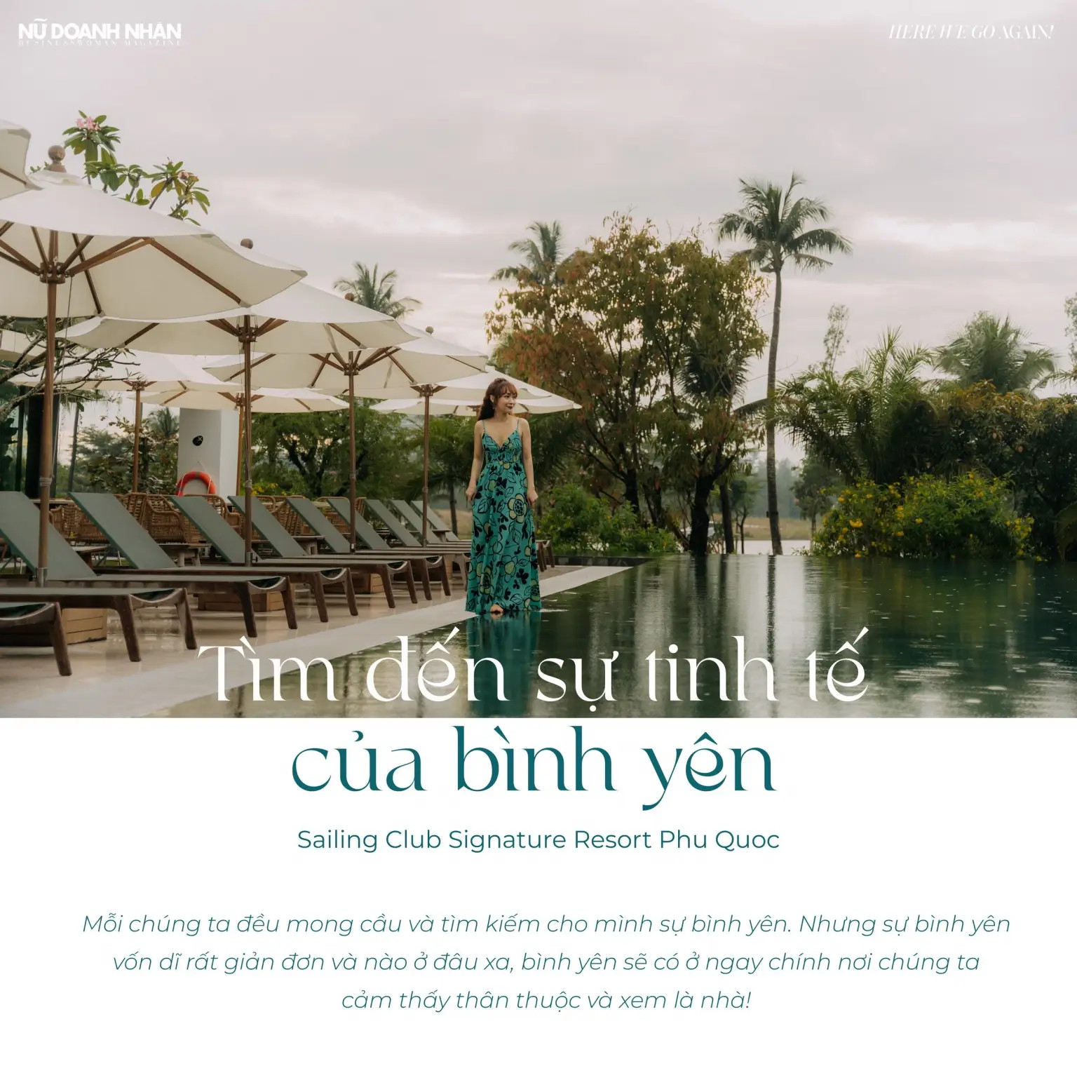 Nữ doanh nhân ĐI! Sailing Club Signature Resort Phu Quoc – Bình yên nào ở đâu xa